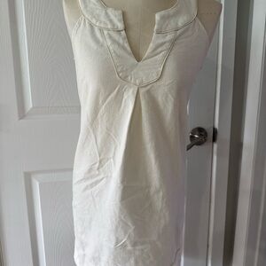 Sleeveless Cream Tunic Top